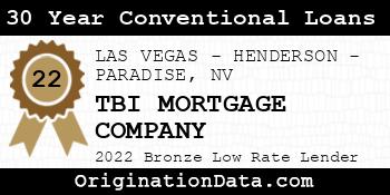 TBI MORTGAGE COMPANY 30 Year Conventional Loans bronze