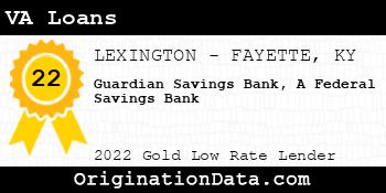Guardian Savings Bank A Federal Savings Bank VA Loans gold