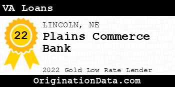 Plains Commerce Bank VA Loans gold