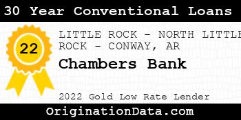 Chambers Bank 30 Year Conventional Loans gold