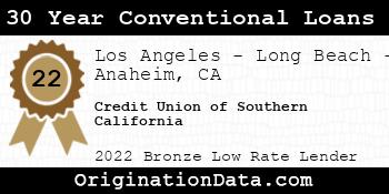 Credit Union of Southern California 30 Year Conventional Loans bronze