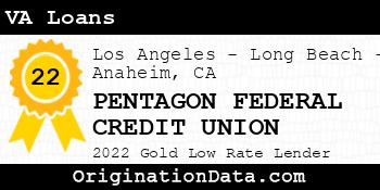 PENTAGON FEDERAL CREDIT UNION VA Loans gold