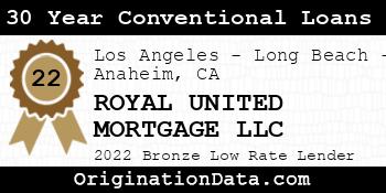 ROYAL UNITED MORTGAGE 30 Year Conventional Loans bronze