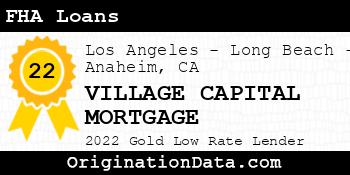 VILLAGE CAPITAL MORTGAGE FHA Loans gold