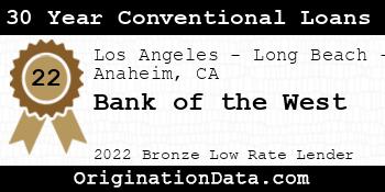 Bank of the West 30 Year Conventional Loans bronze