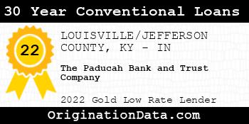The Paducah Bank and Trust Company 30 Year Conventional Loans gold