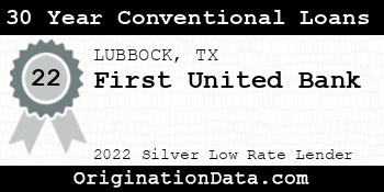 First United Bank 30 Year Conventional Loans silver