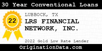 LRS FINANCIAL NETWORK 30 Year Conventional Loans gold