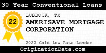 AMERISAVE MORTGAGE CORPORATION 30 Year Conventional Loans gold