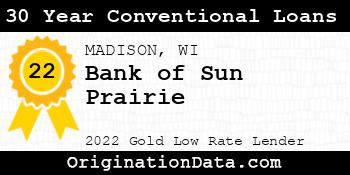 Bank of Sun Prairie 30 Year Conventional Loans gold
