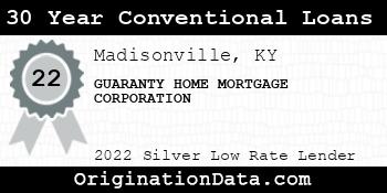 GUARANTY HOME MORTGAGE CORPORATION 30 Year Conventional Loans silver