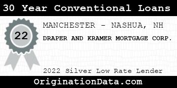 DRAPER AND KRAMER MORTGAGE CORP. 30 Year Conventional Loans silver