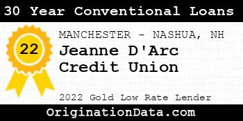 Jeanne D'Arc Credit Union 30 Year Conventional Loans gold