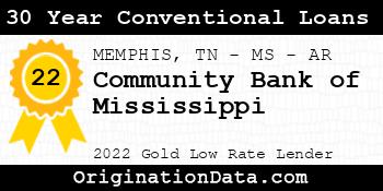 Community Bank of Mississippi 30 Year Conventional Loans gold