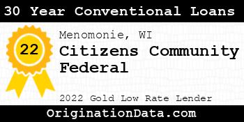 Citizens Community Federal 30 Year Conventional Loans gold
