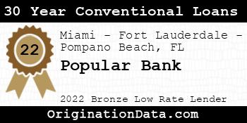 Popular Bank 30 Year Conventional Loans bronze