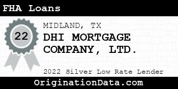 DHI MORTGAGE COMPANY LTD. FHA Loans silver