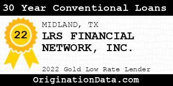 LRS FINANCIAL NETWORK 30 Year Conventional Loans gold