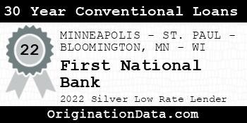 First National Bank 30 Year Conventional Loans silver