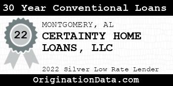 CERTAINTY HOME LOANS 30 Year Conventional Loans silver