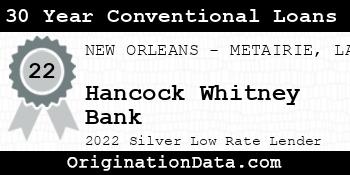 Hancock Whitney Bank 30 Year Conventional Loans silver