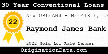 Raymond James Bank 30 Year Conventional Loans gold