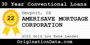 AMERISAVE MORTGAGE CORPORATION 30 Year Conventional Loans gold