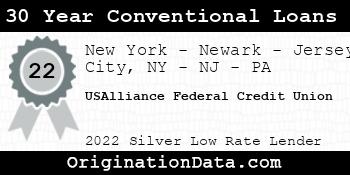 USAlliance Federal Credit Union 30 Year Conventional Loans silver