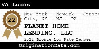 PLANET HOME LENDING VA Loans bronze