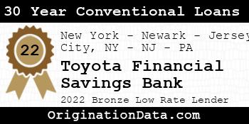 Toyota Financial Savings Bank 30 Year Conventional Loans bronze