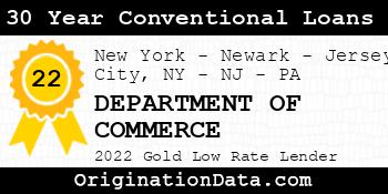 DEPARTMENT OF COMMERCE 30 Year Conventional Loans gold