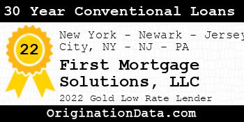 First Mortgage Solutions 30 Year Conventional Loans gold