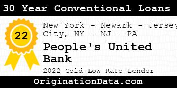 People's United Bank 30 Year Conventional Loans gold