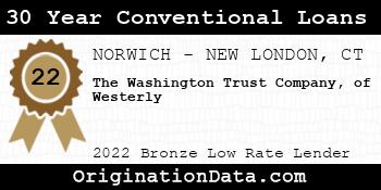 The Washington Trust Company of Westerly 30 Year Conventional Loans bronze