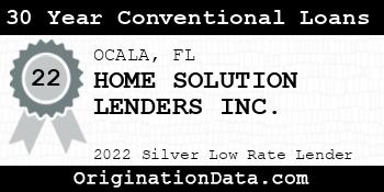 HOME SOLUTION LENDERS 30 Year Conventional Loans silver