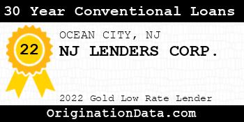 NJ LENDERS CORP. 30 Year Conventional Loans gold