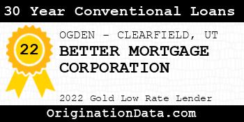 BETTER MORTGAGE CORPORATION 30 Year Conventional Loans gold