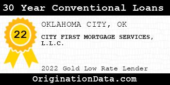 CITY FIRST MORTGAGE SERVICES 30 Year Conventional Loans gold