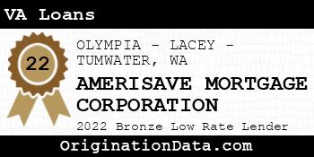 AMERISAVE MORTGAGE CORPORATION VA Loans bronze