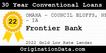 Frontier Bank 30 Year Conventional Loans gold