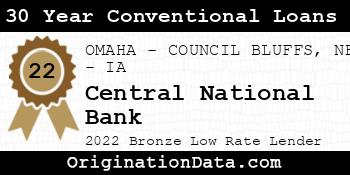 Central National Bank 30 Year Conventional Loans bronze