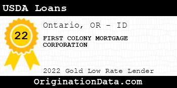 FIRST COLONY MORTGAGE CORPORATION USDA Loans gold