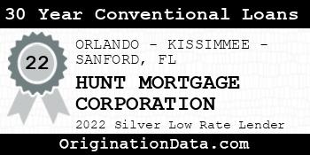 HUNT MORTGAGE CORPORATION 30 Year Conventional Loans silver