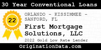 First Mortgage Solutions 30 Year Conventional Loans gold