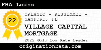 VILLAGE CAPITAL MORTGAGE FHA Loans gold