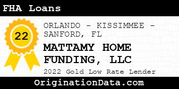 MATTAMY HOME FUNDING FHA Loans gold