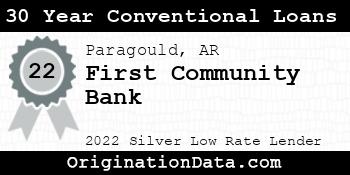 First Community Bank 30 Year Conventional Loans silver