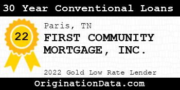 FIRST COMMUNITY MORTGAGE 30 Year Conventional Loans gold