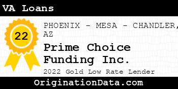 Prime Choice Funding VA Loans gold