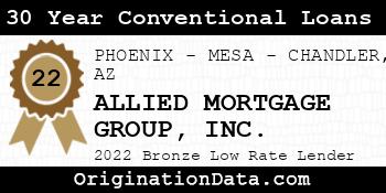 ALLIED MORTGAGE GROUP 30 Year Conventional Loans bronze